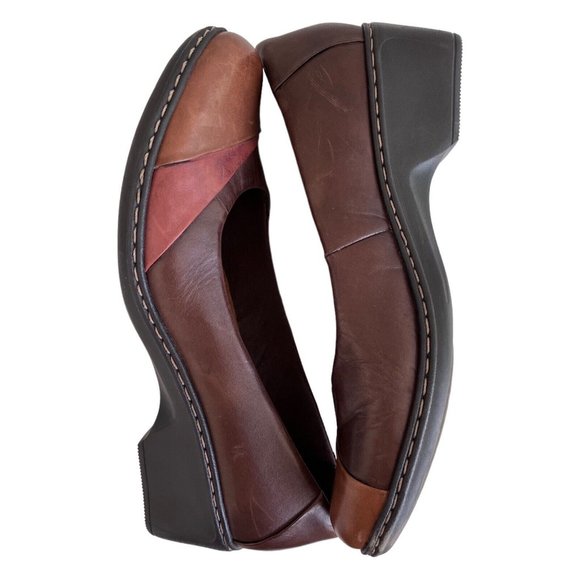 Cobb Hill by New Balance Darcy Womens Size 10W Brown Leather Comfort Wed… - Picture 4 of 11